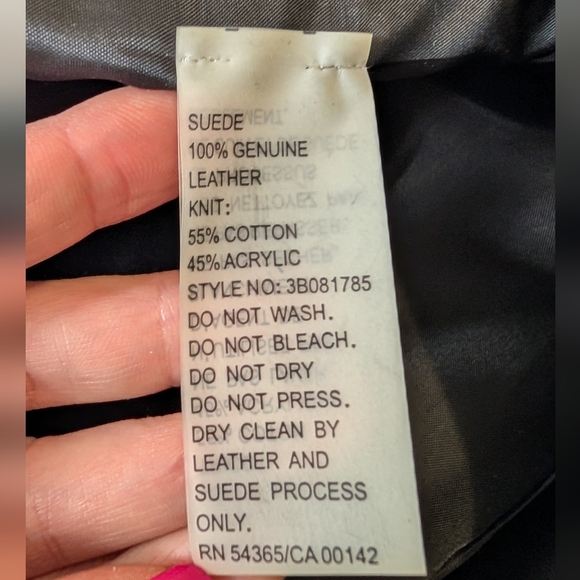 Vintage Peter Nygard Women's Jacket Suede Leather And Knit Zip Up Size M Petites - Picture 15 of 16